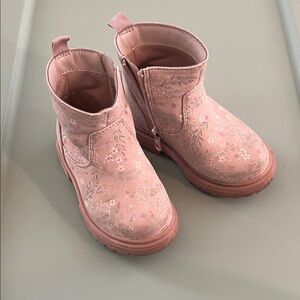 Target Pink Floral toddler Boots